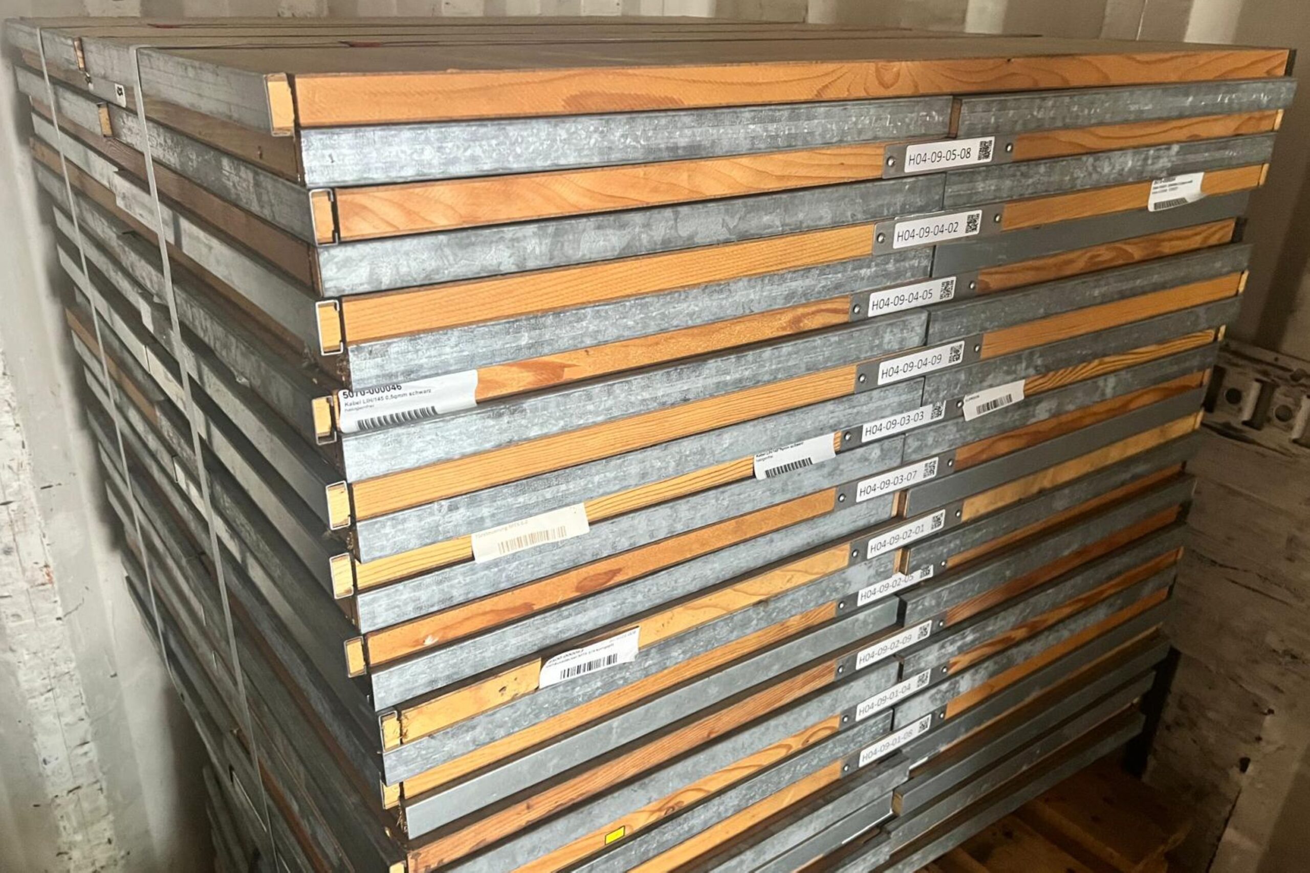 Holz-Regalböden 100 x 50/60 x 3 cm von unbekannt - 50/60 x 100 cm – Bild 9