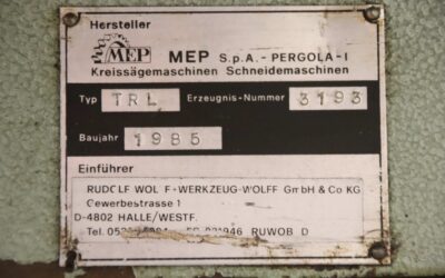 Kaltkreissäge beidseitig schwenkbar von MEP - TRL 300 – Bild 4