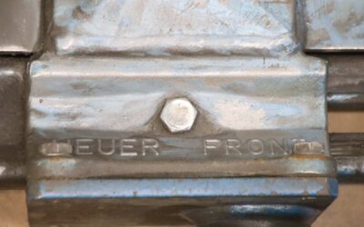 Bankschraubstock höhenverstellbar von Heuer Front - Spannweite 230 mm – Bild 5
