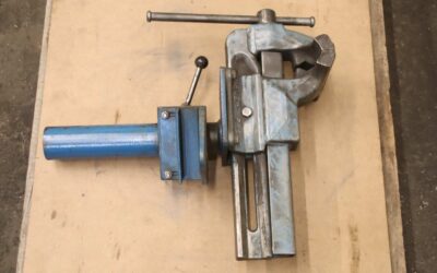 Bankschraubstock höhenverstellbar von Heuer Front - Spannweite 230 mm – Bild 6