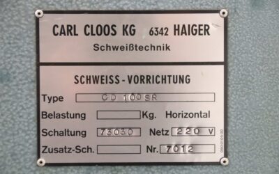 Schweißdrehvorrichtung von Cloos - CD 100 SR Drehlänge 1030 mm – Bild 4