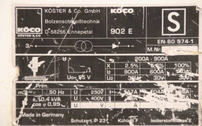 Bolzenschweißgerät von Köco - 902 E – Bild 4