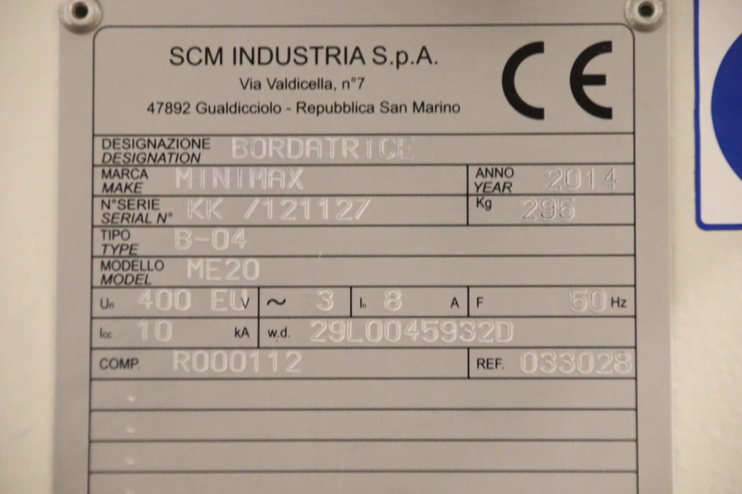 Kantenanleimmaschine von SCM HOLZKRAFT - Minimax ME 20 – Bild 4