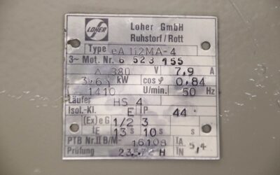 Staubabsauggebläse 3,6 kW von Rippert - Ex-geschütz – Bild 10
