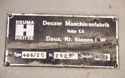 Behälterdrehvorrichtung   Ton von Deuma Heitze - 406/2 G Rollenabstand 290 - 1100 mm – Bild 4
