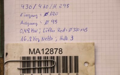 Radialventilator 0,48 kW von Dietz - DG 71 b 1286 – Bild 10