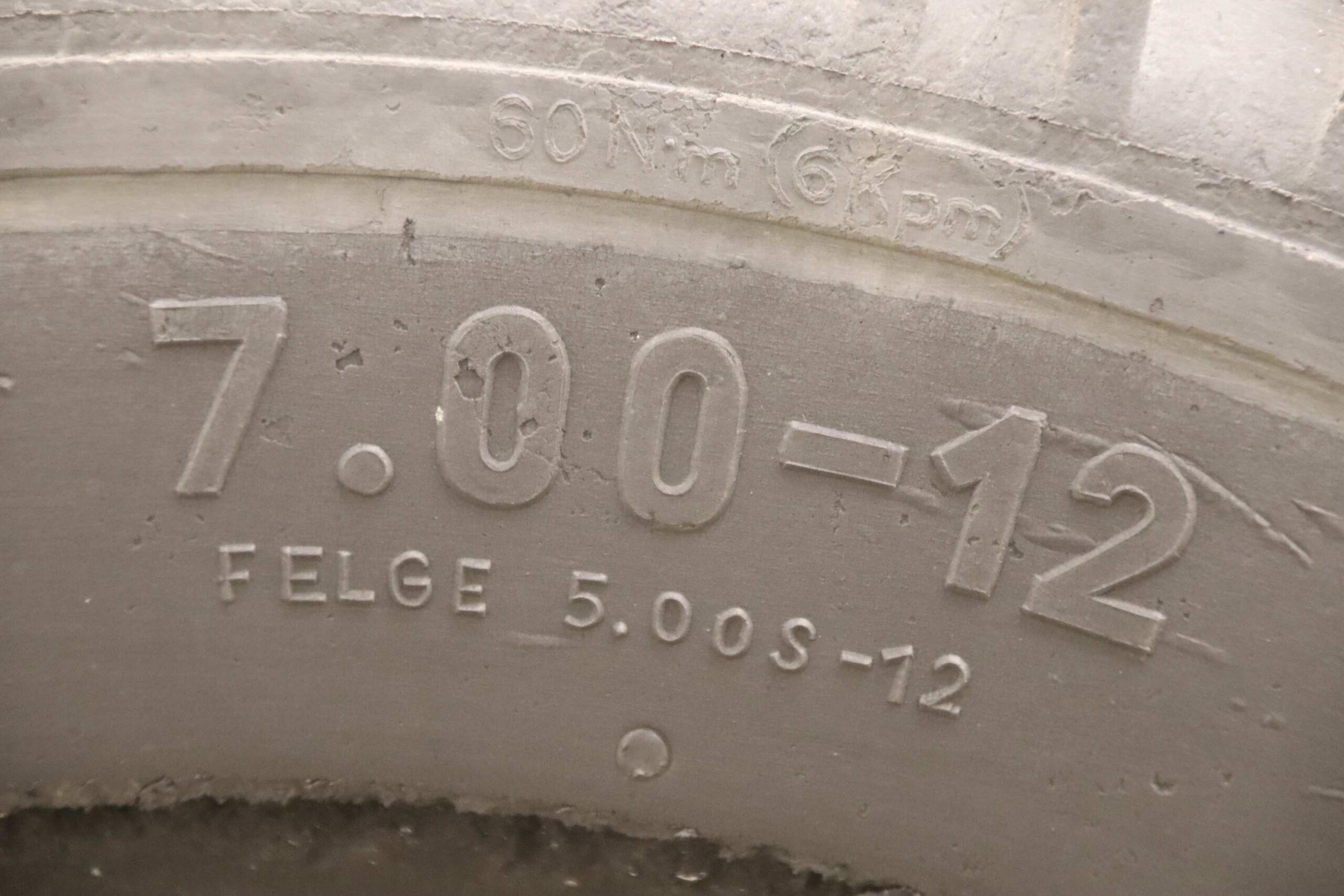 Fahrgestell für Schwerlast-Transportwagen von unbekannt - 2-Achs-Lenkung Achsabstand 1040 mm – Bild 5