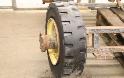Fahrgestell für Schwerlast-Transportwagen von unbekannt - 2-Achs-Lenkung  Achsabstand 1040 mm – Bild 4