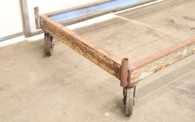 Transportwagen von Edelstahl - 3000/1200/H400 mm – Bild 4