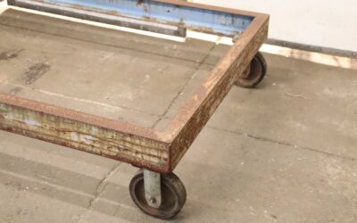 Transportwagen von Edelstahl - 3000/1200/H400 mm – Bild 6