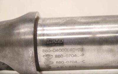 Wendeplattenbohrer 2 Stück von Sandvik / unbekannt - Aufnahme Ø40 mm  mit Innenkühlung – Bild 5