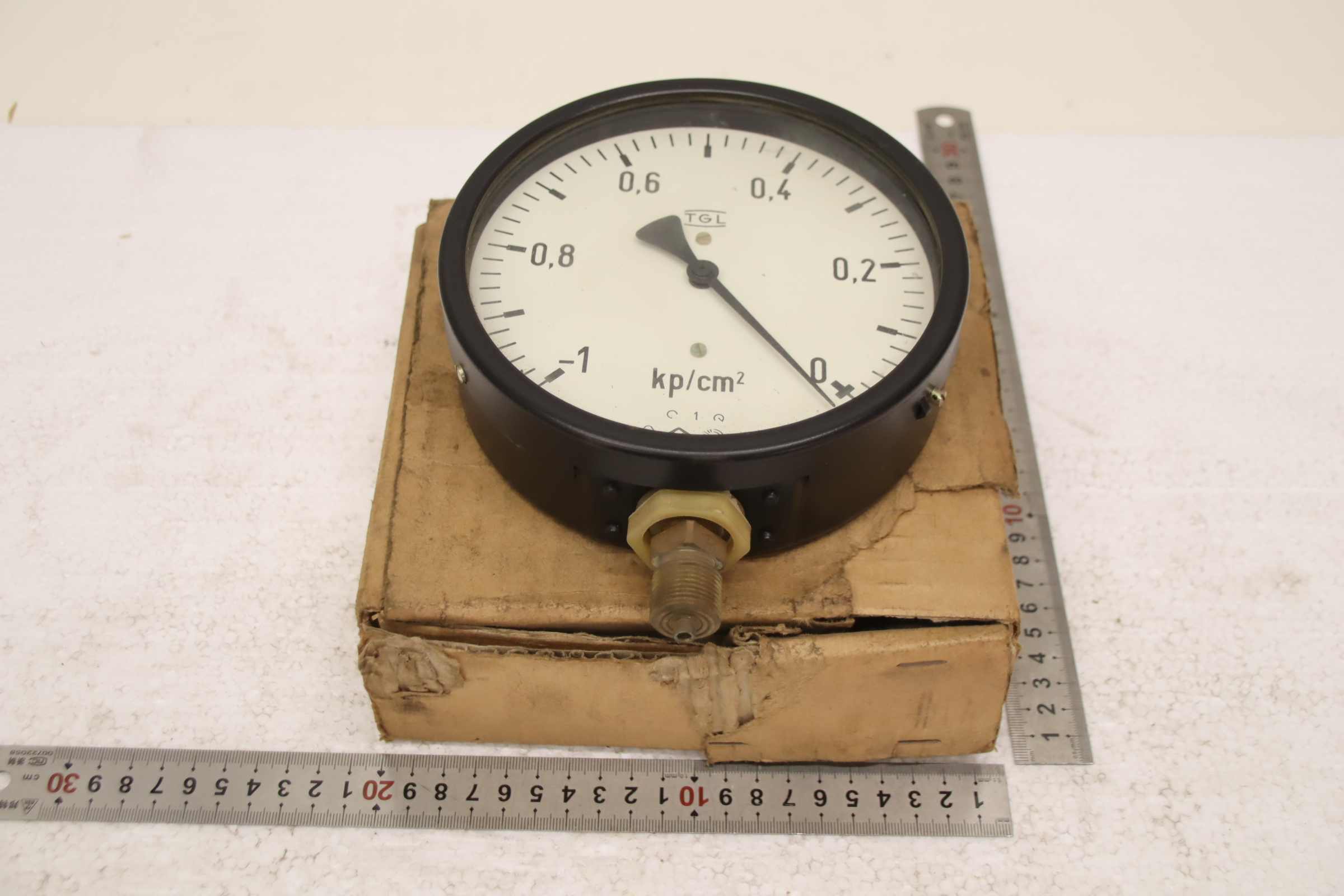 Manometer -1-0 bar / -1-0 kp/cm² von TGL** - 1/BM 20/2 160Ø -1-0 kp/cm² – Bild 3
