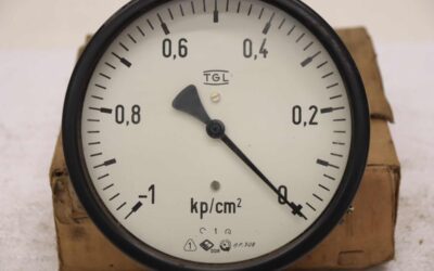 Manometer -1-0 bar / -1-0 kp/cm² von TGL** - 1/BM 20/2 160Ø -1-0 kp/cm² – Bild 4